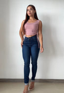 Blusa Manga Sisa Runcho Laterales