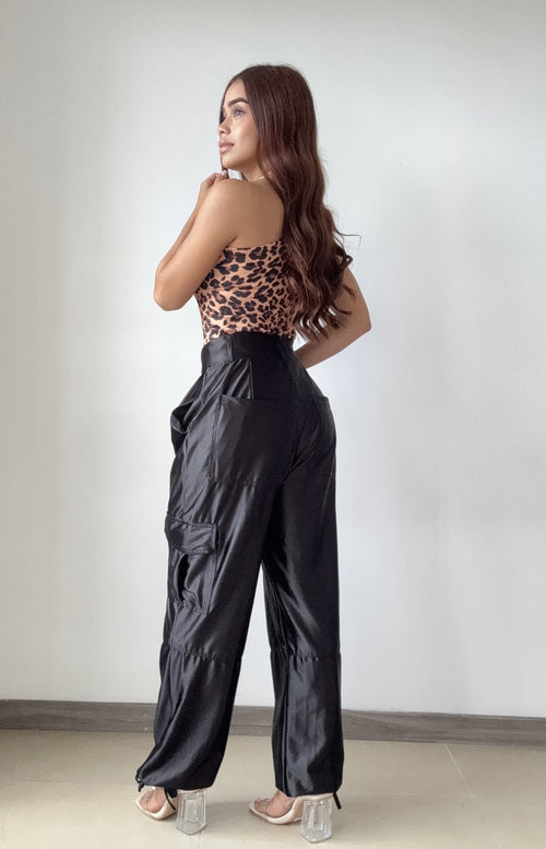 Body Asimetrico Estampado Print