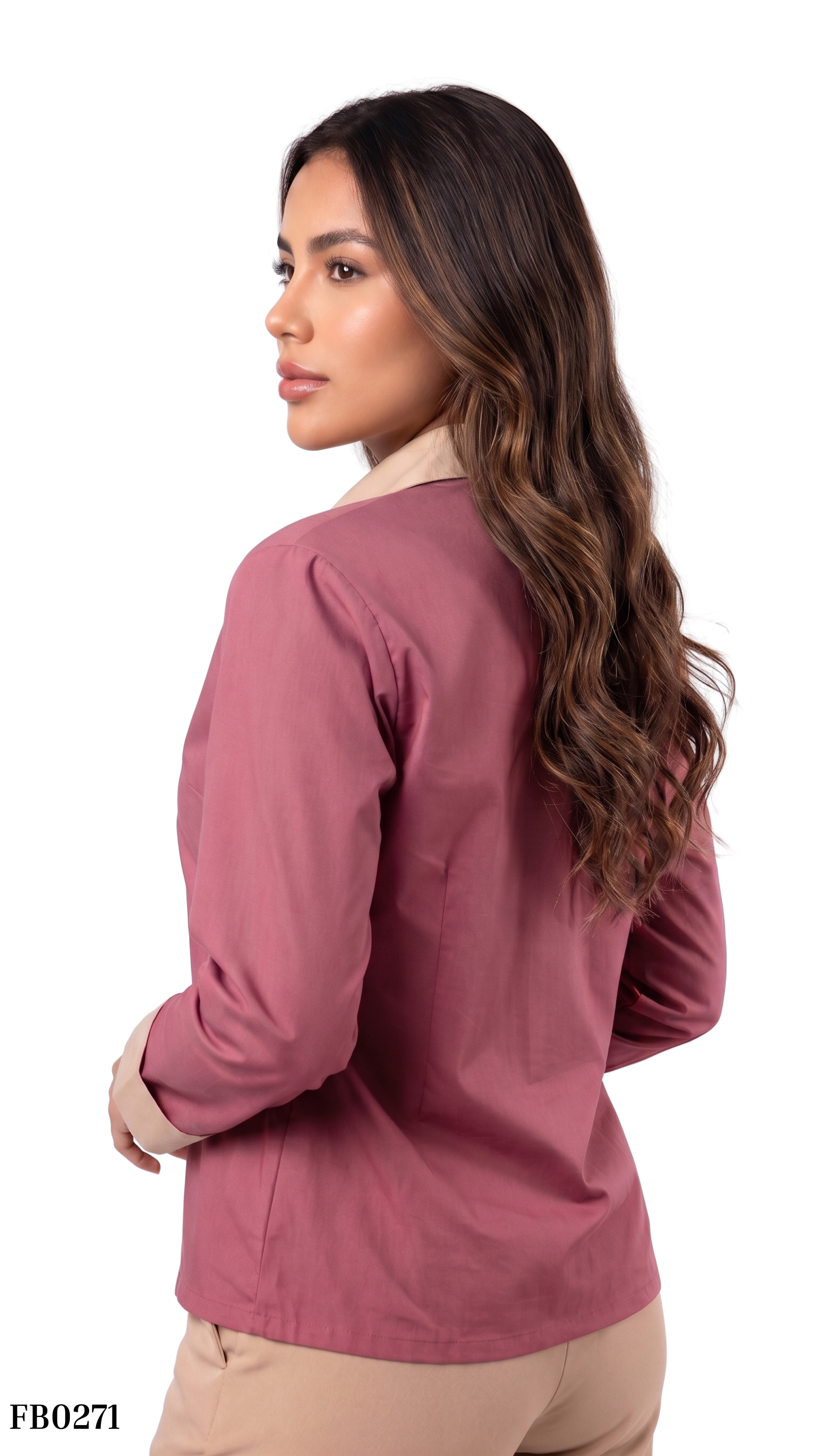 Camisa En Popelina Manga Larga