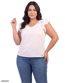 Blusa Manga Sisa Con Boleros Plus