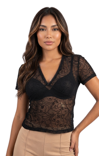 Blusa Manga Corta Cuello V Mayatex Estam