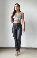 Croptop Tiras Lentejuela