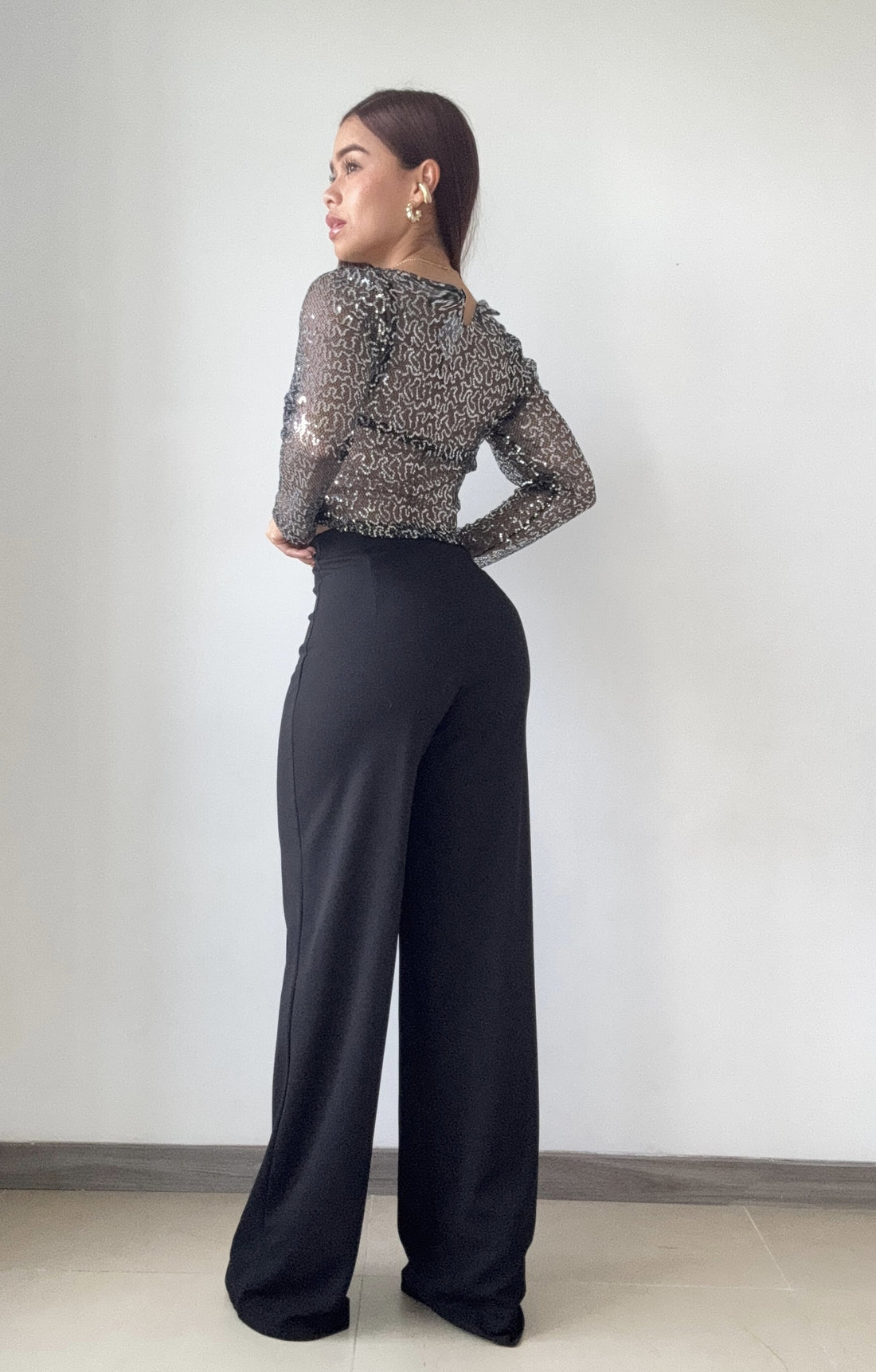 Blusa Corta Manga Larga