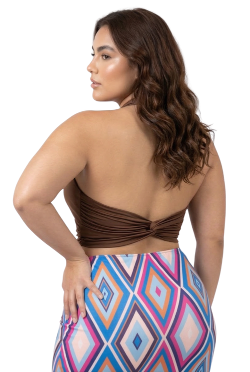 Blusa Cuello Halter Plus