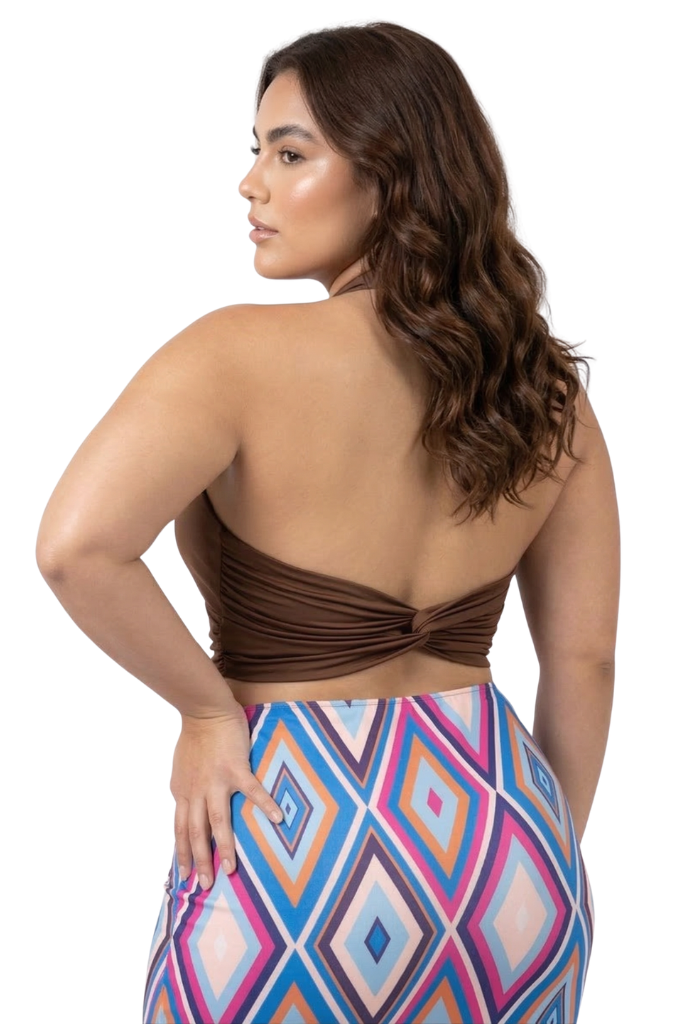 Blusa Cuello Halter Plus