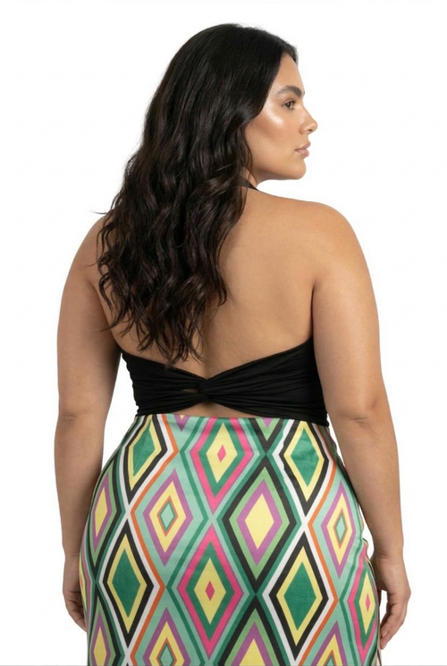 Blusa Cuello Halter Plus