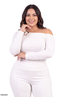 Blusa Manga Larga Con Herraje Plus