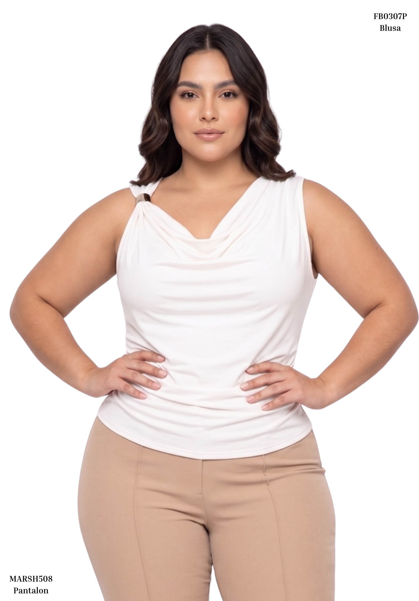 Blusa Herraje Lateral Manga Sisa