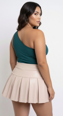 Body Manga Sisa Asimetrica Unicolor