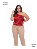 Blusa Asimetrica Manga Dos Boleros Plus
