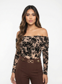 Body Manga Larga Cuello Bandeja Mayatex