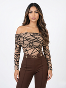 Body Manga Larga Cuello Bandeja Mayatex