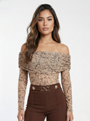 Body Manga Larga Cuello Bandeja Mayatex