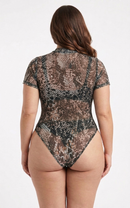 Body Manga Corta Cuello Redondo
