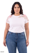 Camiseta Manga Corta Con Aplique
