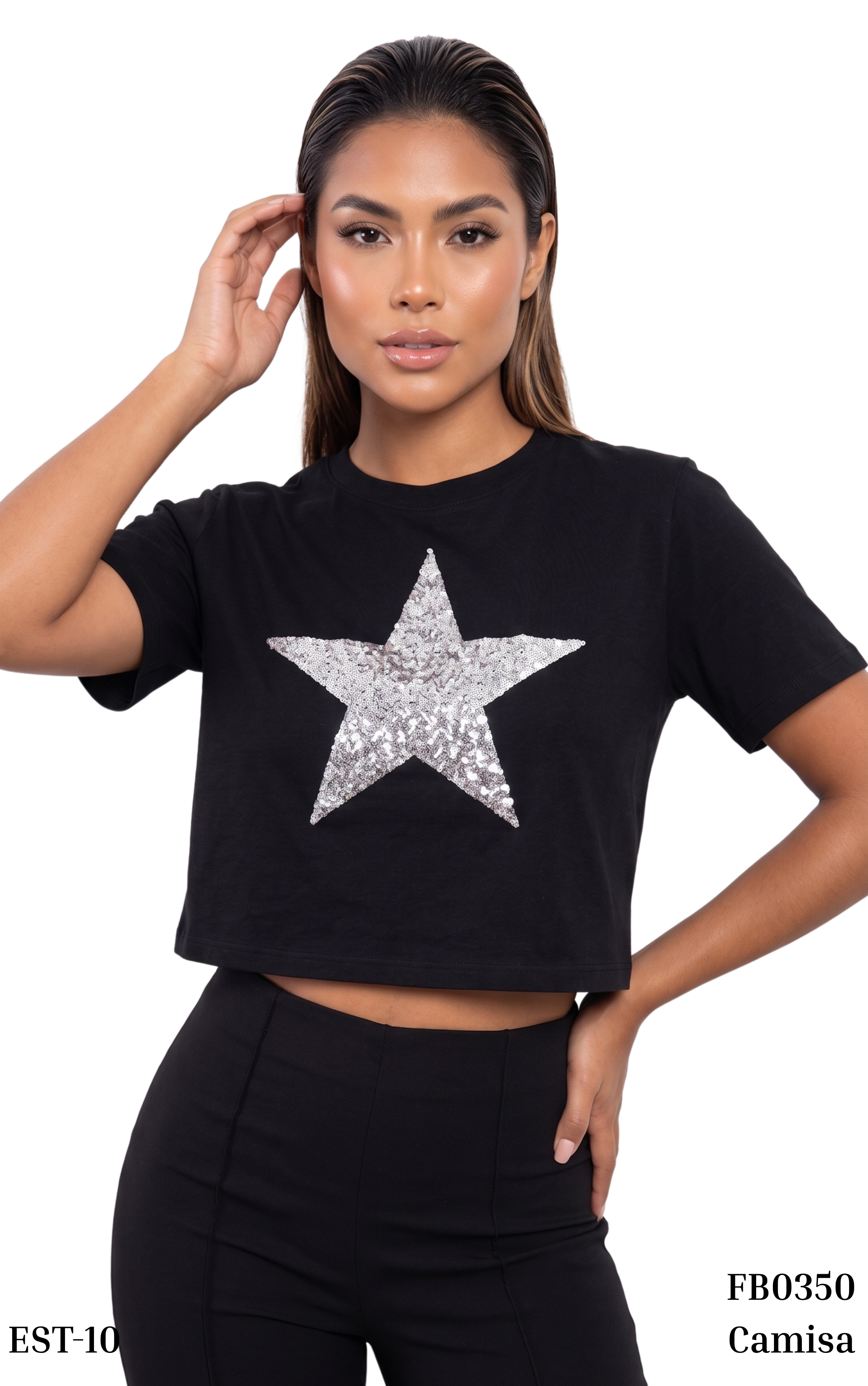 Camisa Manga Corta Aplicaciones Surtidas