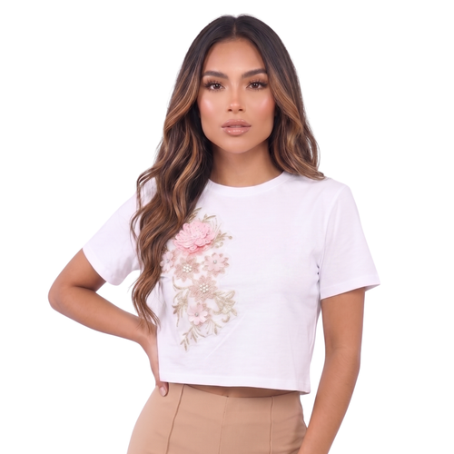 Camisa Manga Corta Aplicaciones Surtidas
