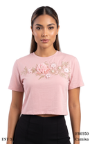 Camisa Manga Corta Aplicaciones Surtidas