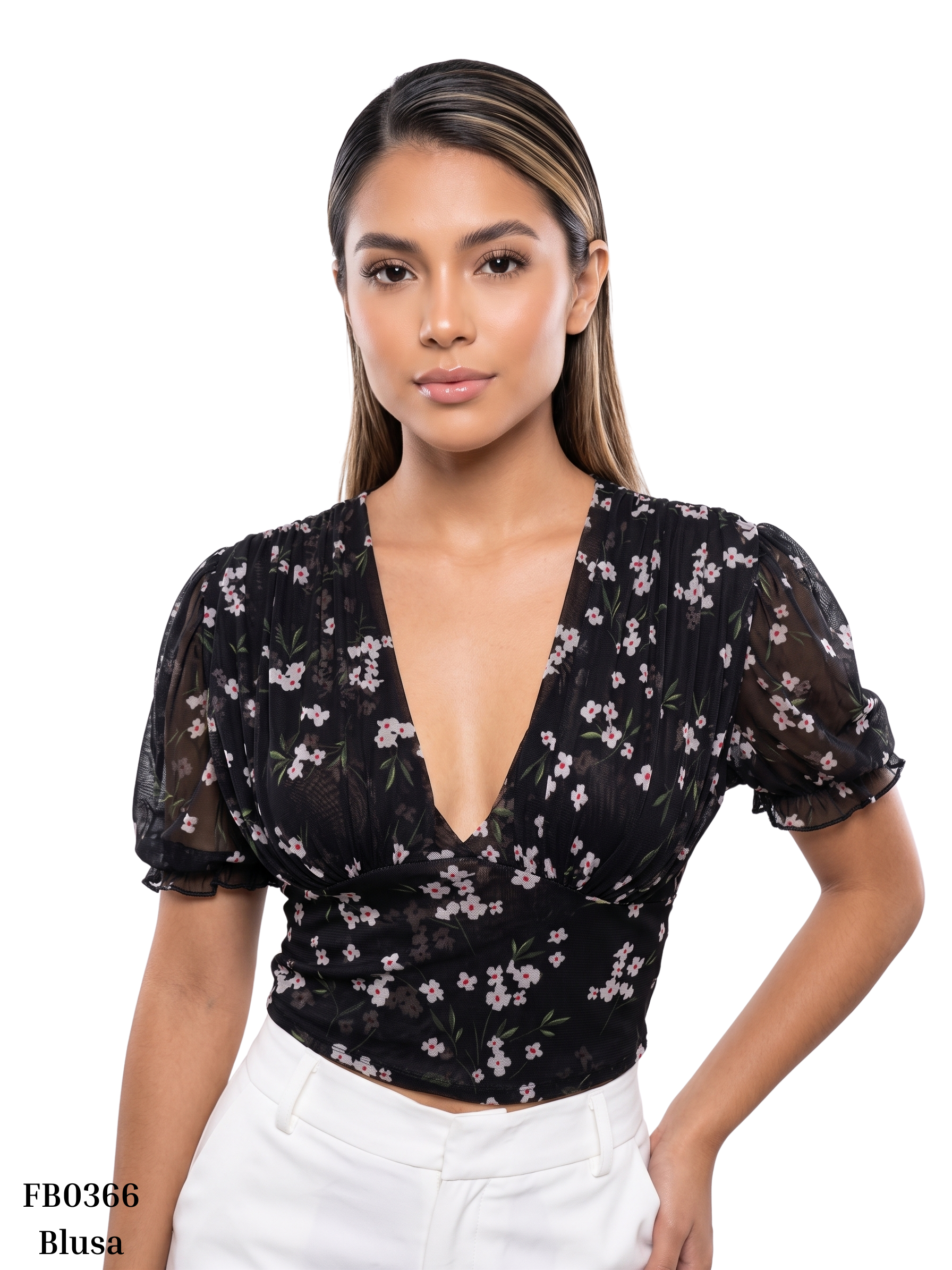 Blusa Cuello V Fajon