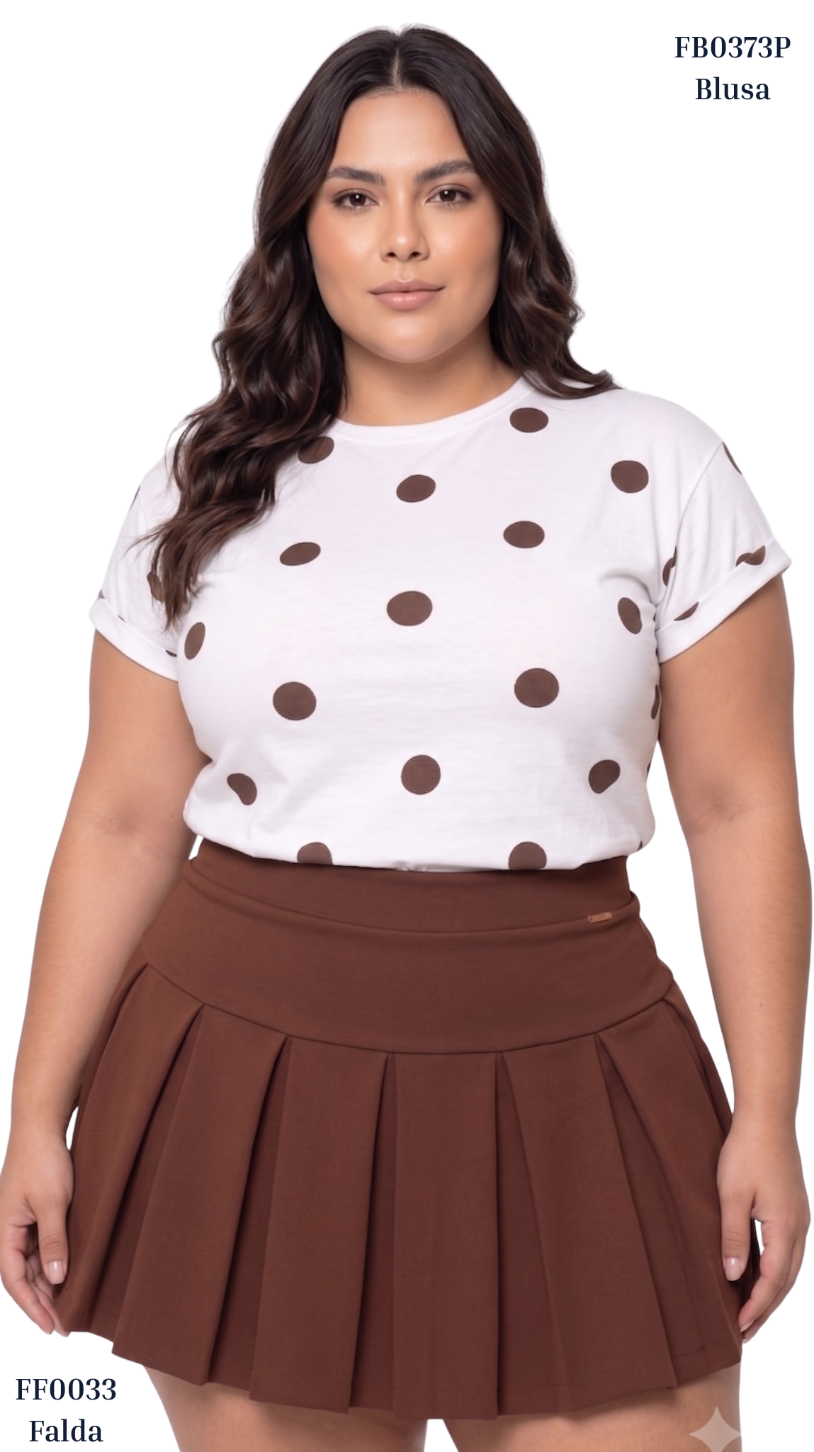 Camisa Manga Corta Estampada Plus