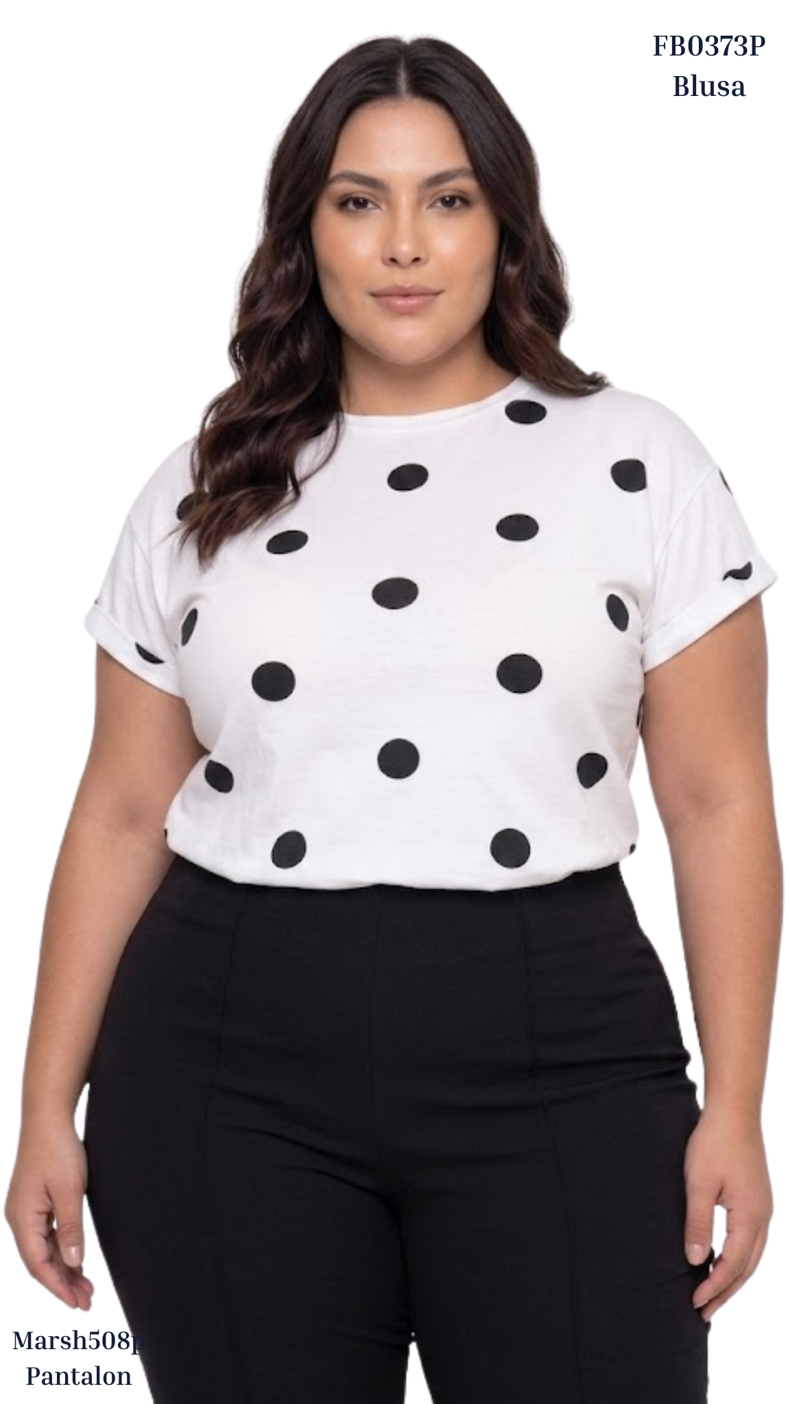 Camisa Manga Corta Estampada Plus