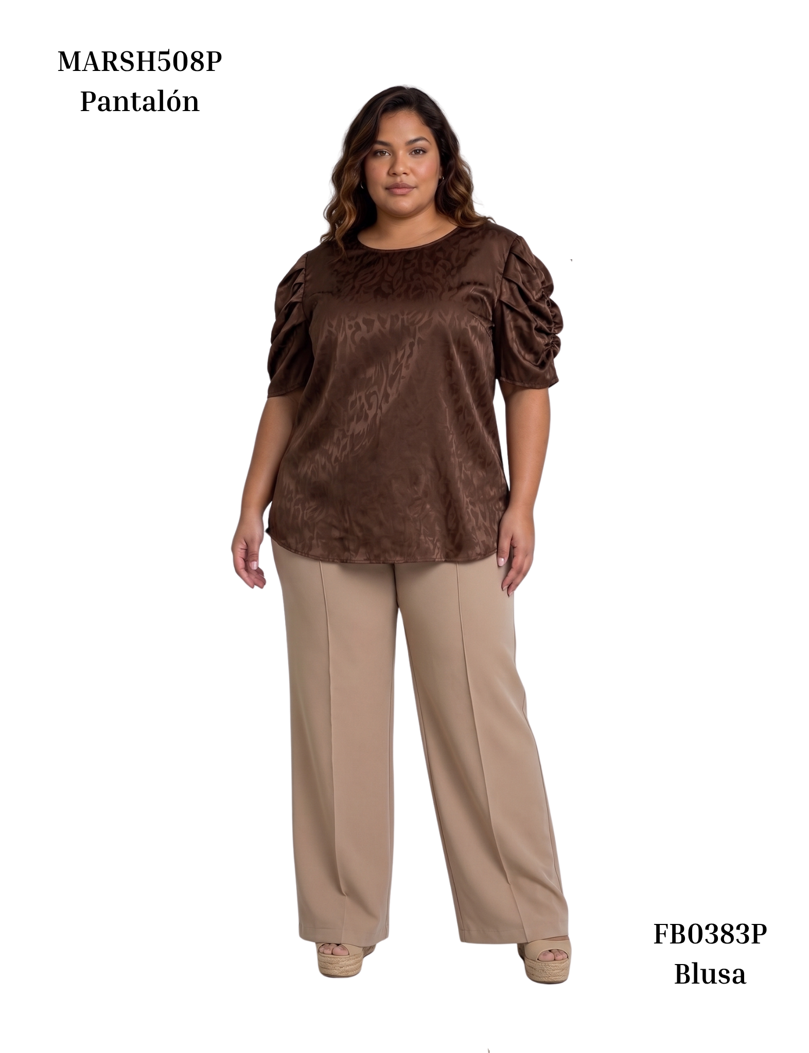 Blusa Manga Bombacha Resorte Vertical