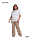Blusa Manga Bombacha Resorte Vertical