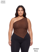 Blusa Asimetrica Surcido Lateral