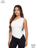 Blusa Asimetrica Surcido Lateral