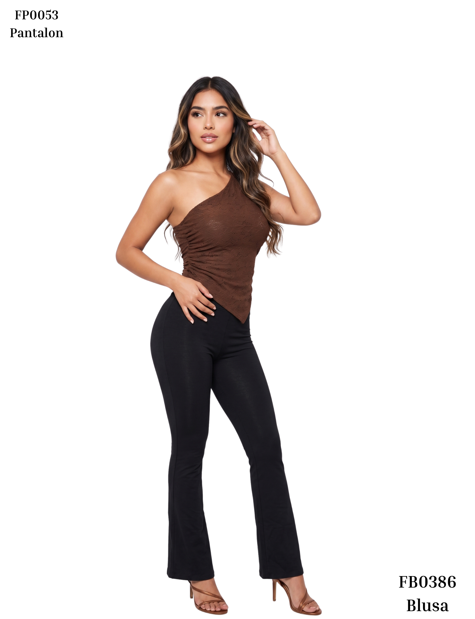 Blusa Asimetrica Surcido Lateral