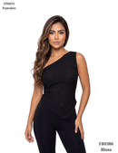 Blusa Asimetrica Surcido Lateral