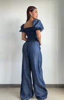 Conjunto Pantalon Blusa Con Resorte