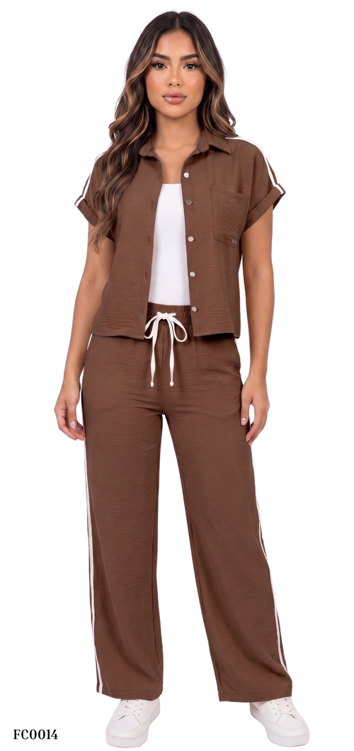 Conjunto Unicolor Camisera