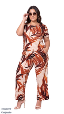 Conjunto Estampado Manga Corta Plus