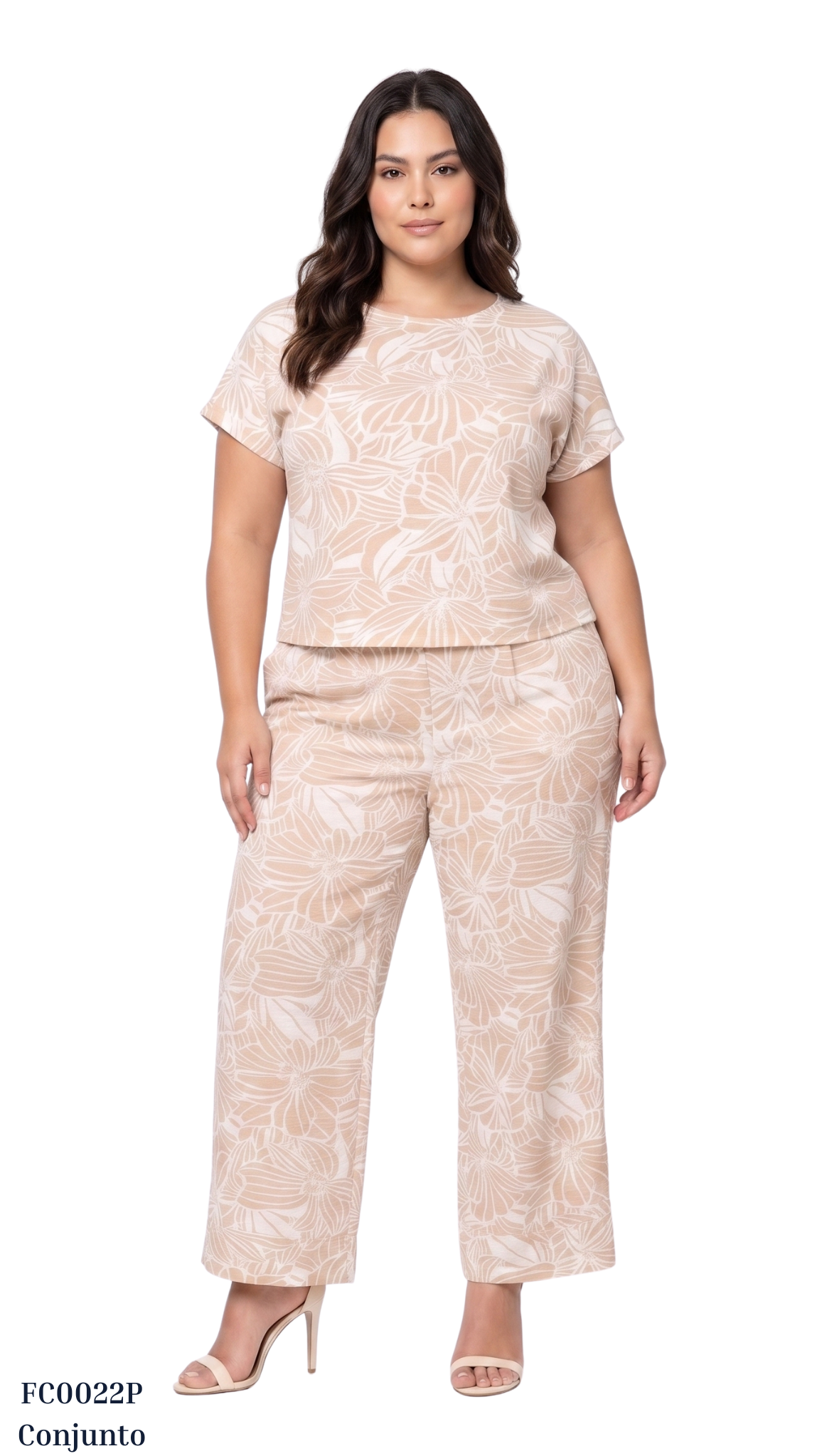 Conjunto Estampado Manga Corta Plus