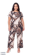 Conjunto Estampado Manga Corta Plus
