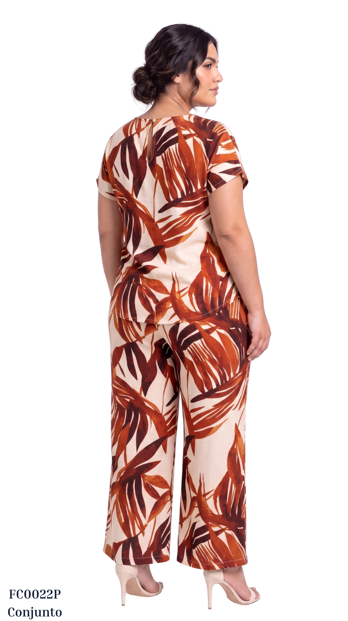 Conjunto Estampado Manga Corta Plus