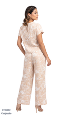 Conjunto Estampado Manga Corta