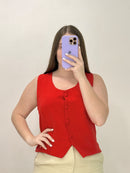 Cahaleco De Traje Sin Mangas Talla Plus