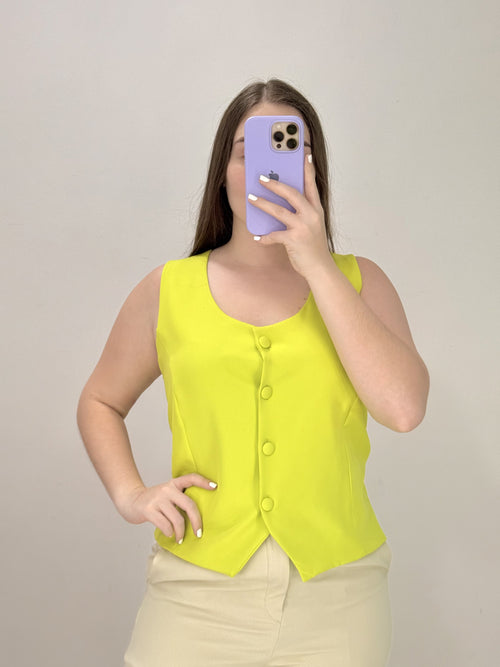 Cahaleco De Traje Sin Mangas Talla Plus