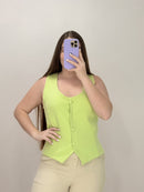 Cahaleco De Traje Sin Mangas Talla Plus