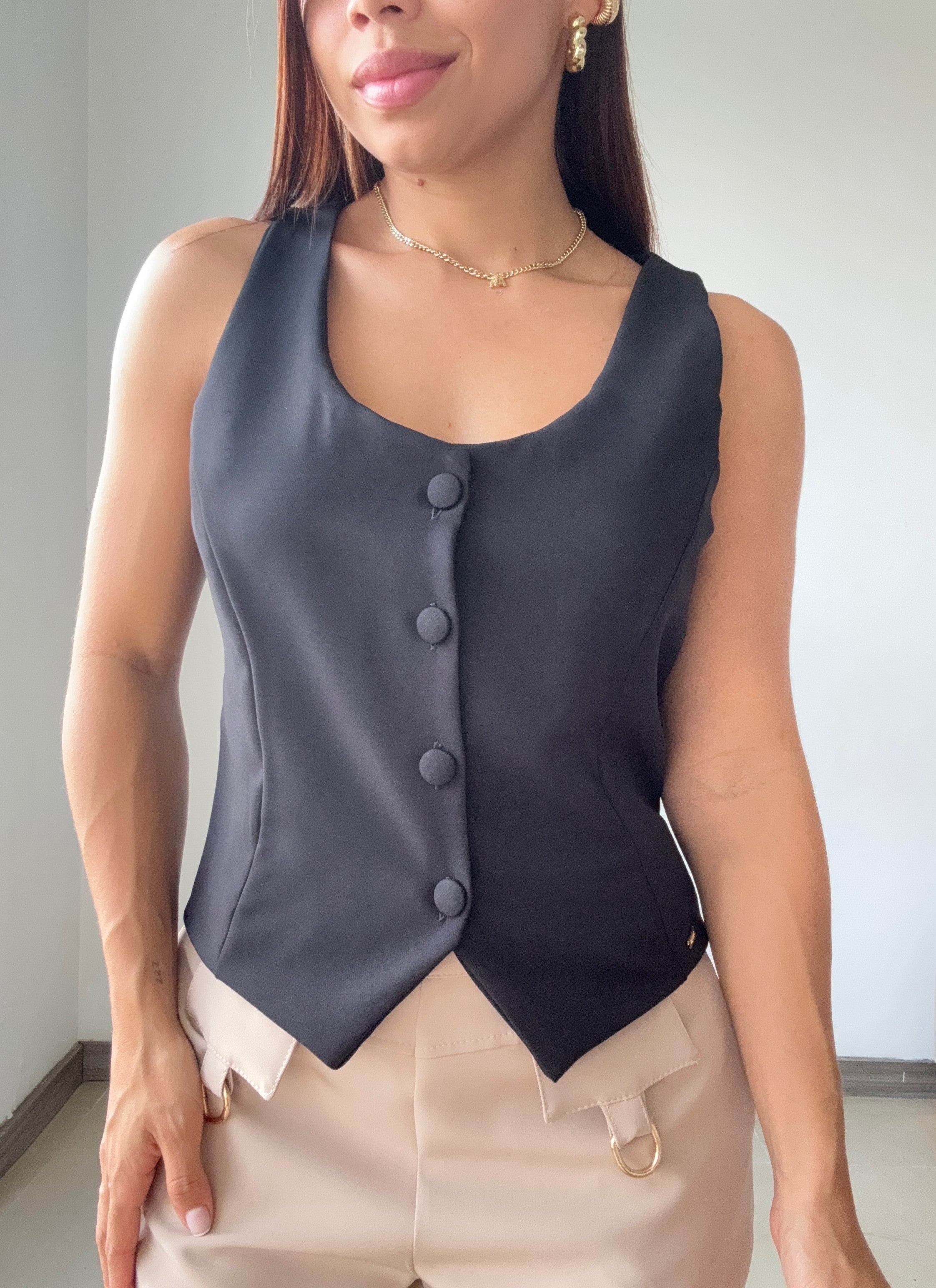 Chaleco De Traje Sin Mangas
