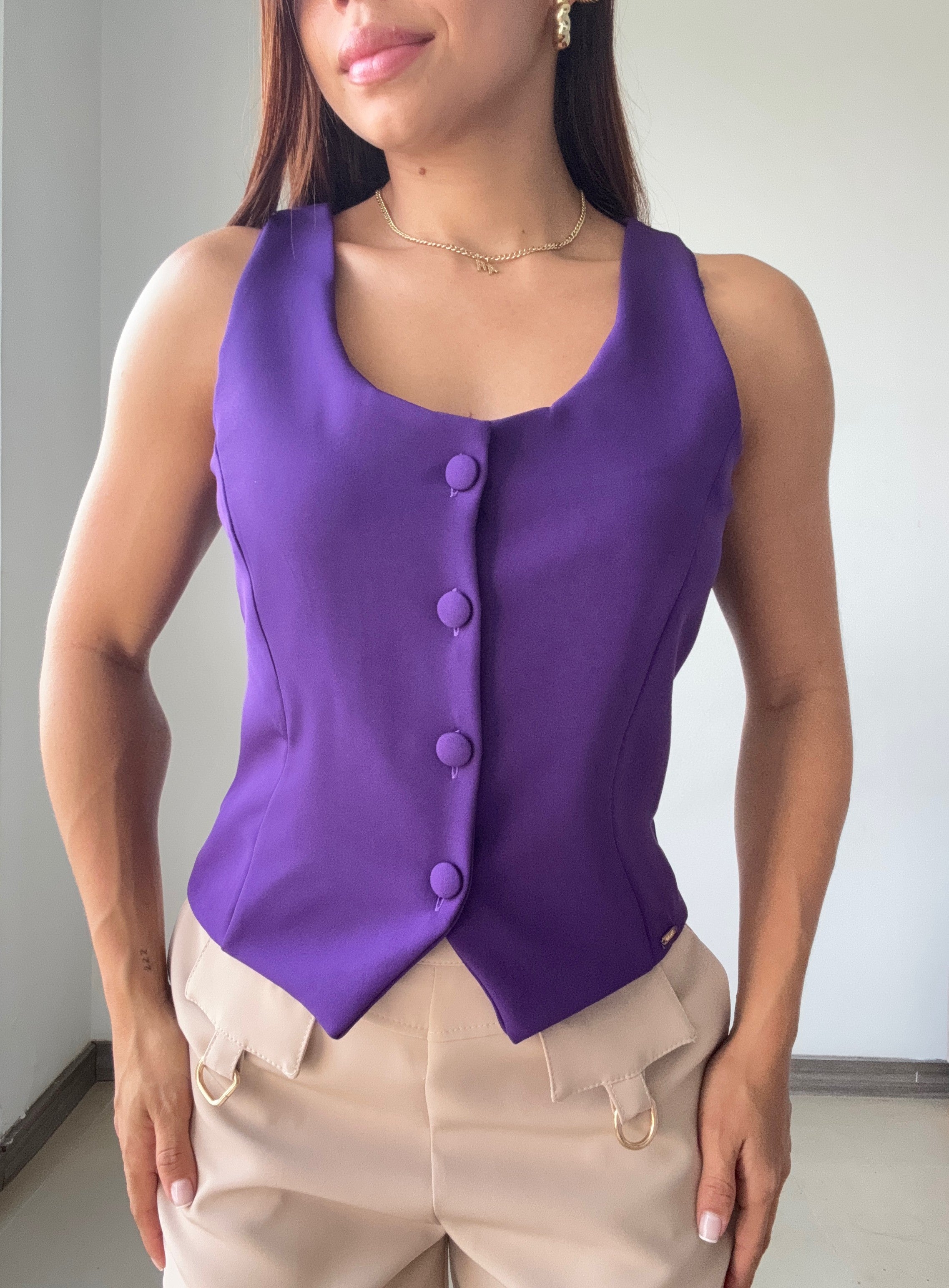 Chaleco De Traje Sin Mangas