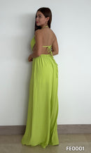 Enterizo Tiras Cuello V Pantalon Palazzo