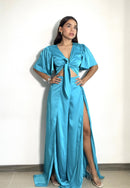 Enterizo Pantalon Manga Corta Cuello V A