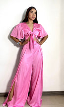 Enterizo Pantalon Manga Corta Cuello V A