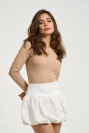 Falda Globo Popelina