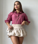 Falda Globo Popelina