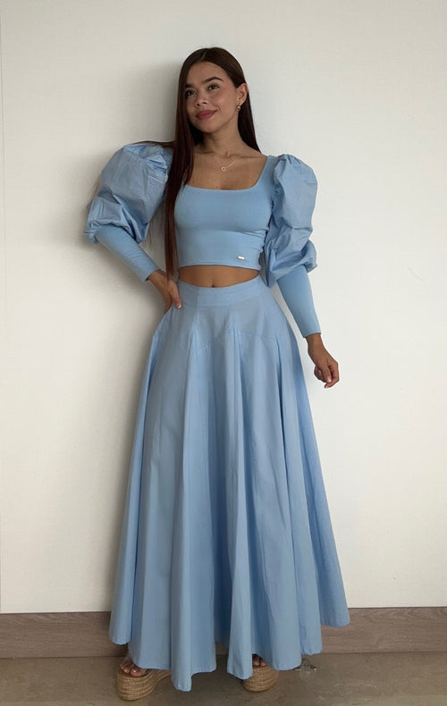 Falda Cortes Campana