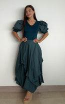 Falda Cortes Campana